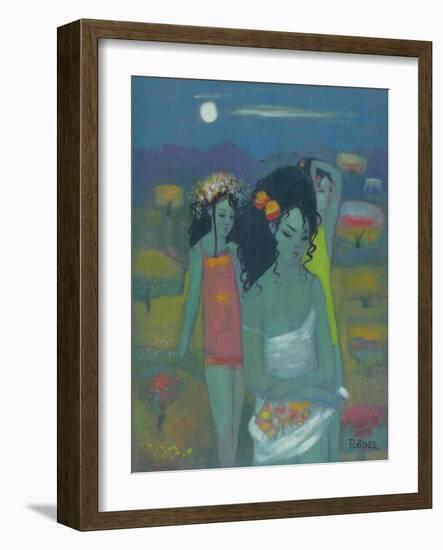 Gathering Fruit-Endre Roder-Framed Giclee Print