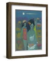 Gathering Fruit-Endre Roder-Framed Giclee Print