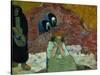 Gathering Grapes at Arles: Human Misery-Paul Gauguin-Stretched Canvas