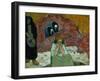 Gathering Grapes at Arles: Human Misery-Paul Gauguin-Framed Giclee Print