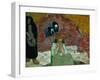 Gathering Grapes at Arles: Human Misery-Paul Gauguin-Framed Giclee Print