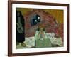 Gathering Grapes at Arles: Human Misery-Paul Gauguin-Framed Giclee Print