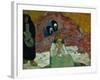 Gathering Grapes at Arles: Human Misery-Paul Gauguin-Framed Giclee Print