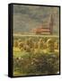 Gathering Hay-Johan Christian Clausen Dahl-Framed Stretched Canvas