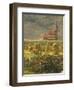 Gathering Hay-Johan Christian Clausen Dahl-Framed Giclee Print