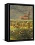 Gathering Hay-Johan Christian Clausen Dahl-Framed Stretched Canvas