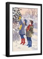 Gathering Holly-Lavinia Hamer-Framed Giclee Print