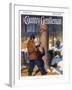 "Gathering Maple Syrup," Country Gentleman Cover, March 1, 1927-Newell Convers Wyeth-Framed Giclee Print