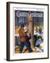 "Gathering Maple Syrup," Country Gentleman Cover, March 1, 1927-Newell Convers Wyeth-Framed Giclee Print