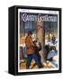 "Gathering Maple Syrup," Country Gentleman Cover, March 1, 1927-Newell Convers Wyeth-Framed Stretched Canvas