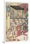 Gathering of Gods at the Great Shrine at Izumo-Utagawa Sadahide-Framed Giclee Print