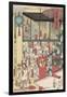 Gathering of Gods at the Great Shrine at Izumo-Utagawa Sadahide-Framed Giclee Print