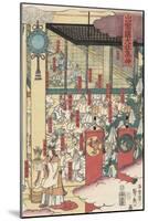 Gathering of Gods at the Great Shrine at Izumo-Utagawa Sadahide-Mounted Giclee Print