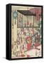 Gathering of Gods at the Great Shrine at Izumo-Utagawa Sadahide-Framed Stretched Canvas