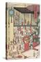 Gathering of Gods at the Great Shrine at Izumo-Utagawa Sadahide-Stretched Canvas