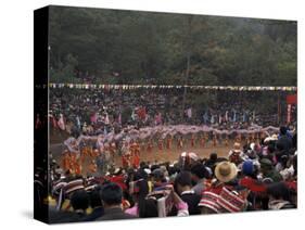 Gathering of Minority Groups from Yunnan for Torch Festival, Yuannan, China-Doug Traverso-Stretched Canvas