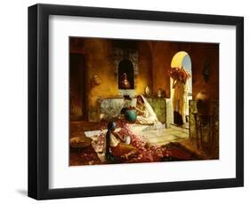 Gathering of Roses-Rudolph Ernst-Framed Premium Giclee Print