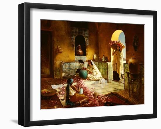 Gathering of Roses-Rudolph Ernst-Framed Giclee Print