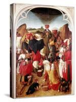 Gathering of the Manna, C1460-1475-null-Stretched Canvas
