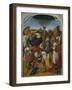 Gathering of the Manna, Oil on Wood, C. 1460-70-Master of the Manna-Framed Giclee Print