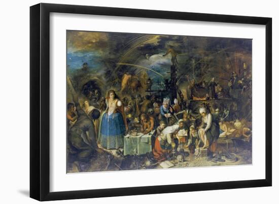 Gathering of Witches, 1607-Frans Francken the Younger-Framed Premium Giclee Print