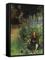 Gathering Pansies, 1902-03-Laura Teresa Alma-Tadema-Framed Stretched Canvas