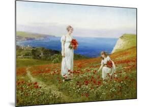 Gathering Poppies-Henry John Yeend King-Mounted Giclee Print