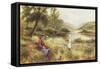 Gathering Poppies-Ernest Walbourn-Framed Stretched Canvas