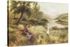 Gathering Poppies-Ernest Walbourn-Stretched Canvas