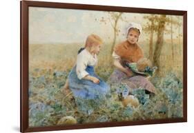 Gathering Pumpkins-Hector Caffieri-Framed Giclee Print