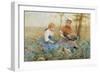 Gathering Pumpkins-Hector Caffieri-Framed Giclee Print