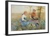 Gathering Pumpkins-Hector Caffieri-Framed Giclee Print