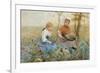 Gathering Pumpkins-Hector Caffieri-Framed Premium Giclee Print