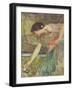 Gathering Roses-John William Waterhouse-Framed Premium Giclee Print