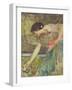 Gathering Roses-John William Waterhouse-Framed Premium Giclee Print