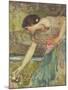 Gathering Roses-John William Waterhouse-Mounted Giclee Print