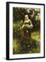 Gathering Roses-Daniel Ridgway Knight-Framed Giclee Print