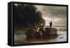 Gathering Sedge, Shrewsbury River, New Jersey, 1879-Hendrik Avercamp-Framed Stretched Canvas