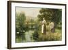 Gathering Spring Flowers-Henry John Yeend King-Framed Giclee Print