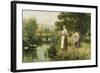 Gathering Spring Flowers-Henry John Yeend King-Framed Giclee Print