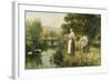 Gathering Spring Flowers-Henry John Yeend King-Framed Giclee Print