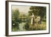 Gathering Spring Flowers-Henry John Yeend King-Framed Giclee Print