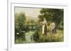 Gathering Spring Flowers-Henry John Yeend King-Framed Giclee Print