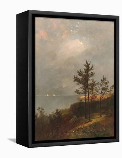 Gathering Storm on Long Island Sound, 1872-John Frederick Kensett-Framed Stretched Canvas