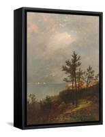 Gathering Storm on Long Island Sound, 1872-John Frederick Kensett-Framed Stretched Canvas