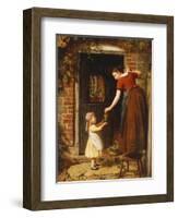 Gathering the Grapes, 1875-George Smith-Framed Giclee Print