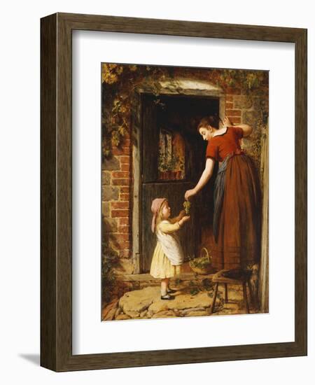 Gathering the Grapes, 1875-George Smith-Framed Giclee Print