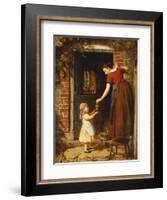 Gathering the Grapes, 1875-George Smith-Framed Giclee Print