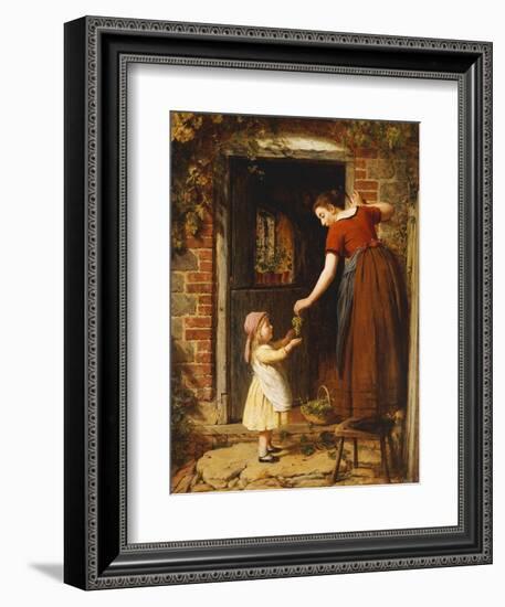 Gathering the Grapes, 1875-George Smith-Framed Giclee Print