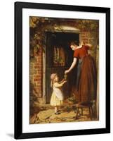 Gathering the Grapes, 1875-George Smith-Framed Giclee Print